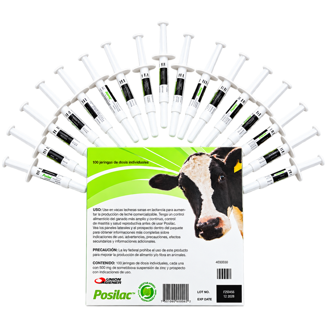 Posilac 500mg for Lactating Dairy Cows | Box of 100 Single-Dose Syringes - Image 5