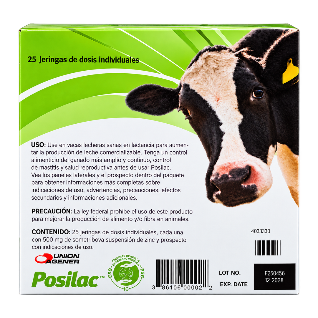 Posilac 500mg for Lactating Dairy Cows | Box of 25 Single-Dose Syringes - Image 8